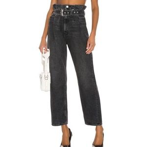 💜AGOLDe 90s paperbag jeans 24(fits big)